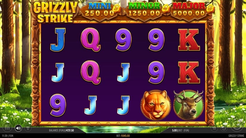 Grizzly Strike Hold and Win slot screen 2