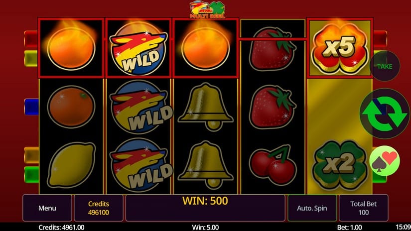 Big Max Multi Reel slot screen 3