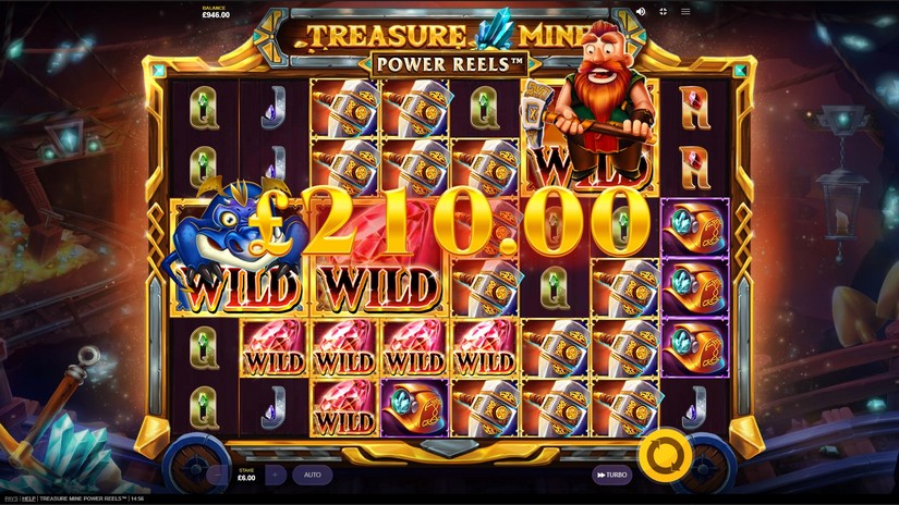 Treasure Mine Power Reels slot screen 3