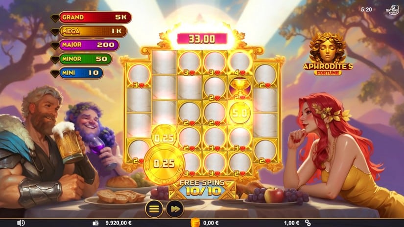 Aphrodite’s Fortune slot screen 6
