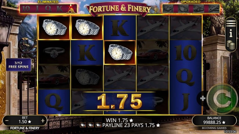 Fortune & Finery slot screen 4