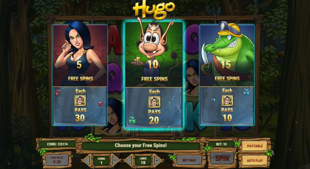 Hugo slot features