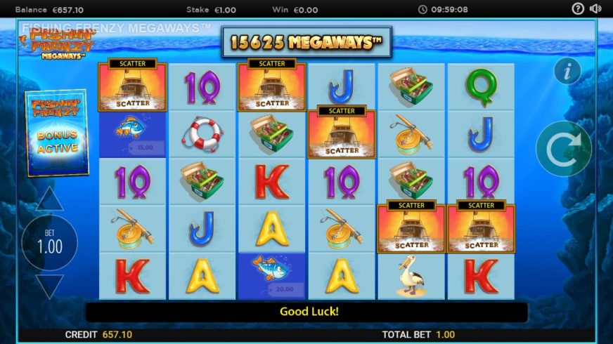 Fishin’ Frenzy Megaways slot screen 5