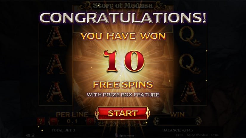 Story Of Medusa slot screen 5