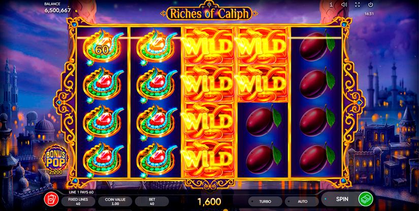 Riches of Caliph slot screen 4