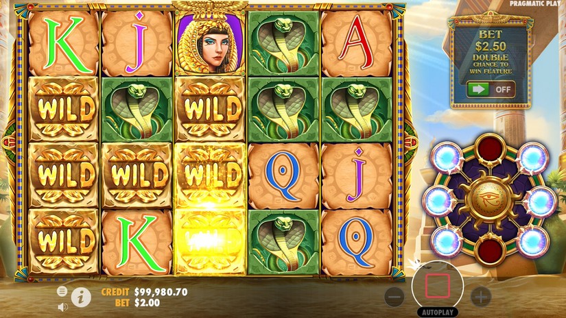 Eye of Cleopatra slot screen 3