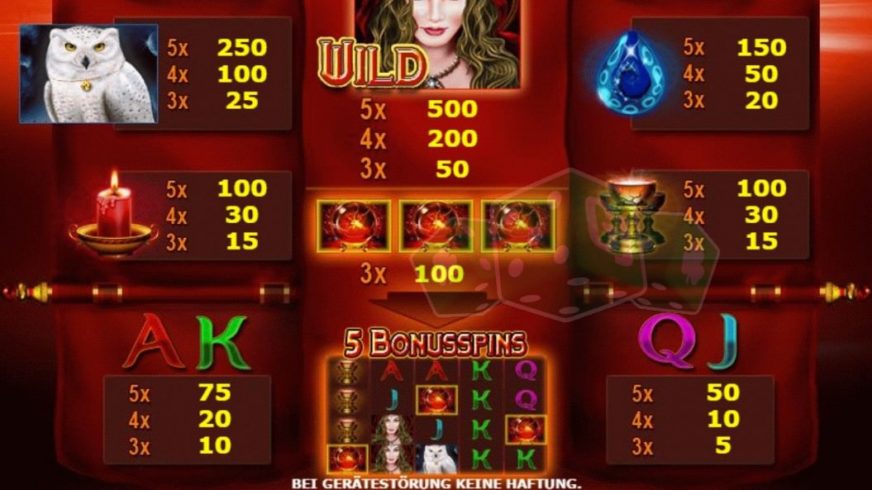 Magic Owl slot screen 2