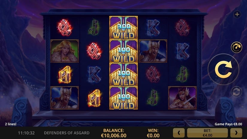Defenders of Asgard slot screen 3