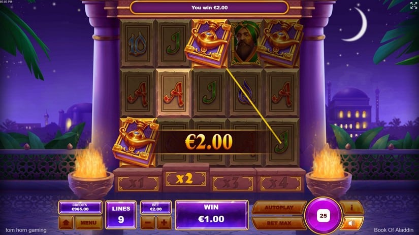 Book of Aladdin slot screen 4