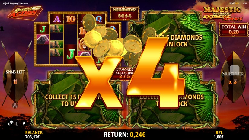 Majestic Megaways Extreme 4 slot screen 7