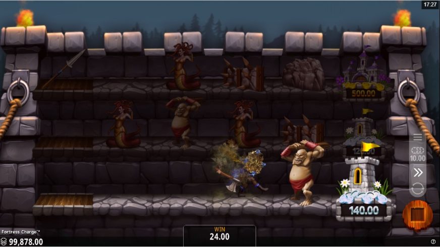 Fortress Charge slot screen 3