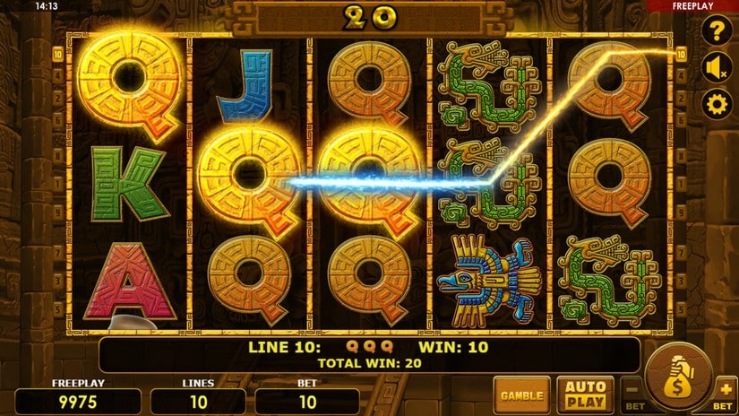 Golden Quest slot screen 2