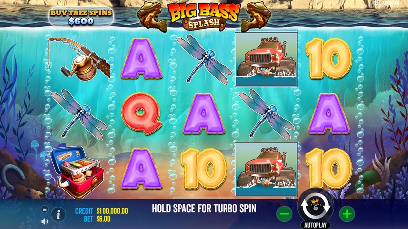 Big Bass Splash slot screen 1
