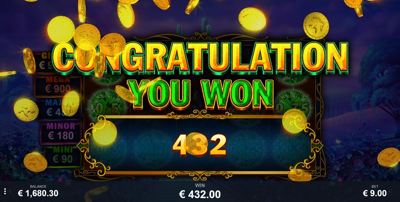 Emeralds of Oz slot screen 5