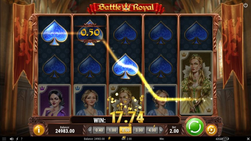 Battle Royal slot screen 2
