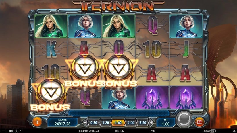 Ternion slot screen 4