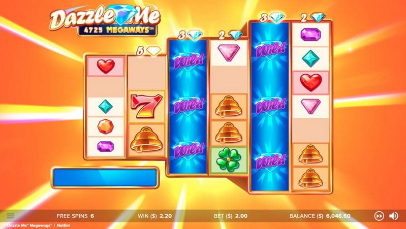 Dazzle Me Megaways slot screen 5