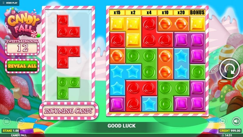 Candy Fall slot screen 1