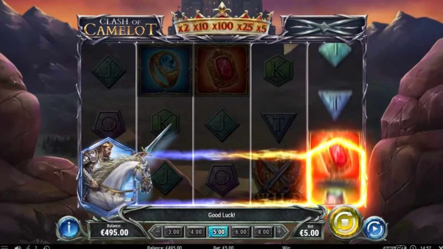 Clash of Camelot slot screen 6