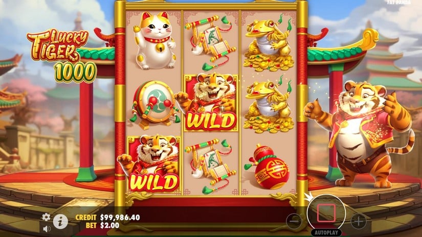 Lucky Tiger 1000 slot screen 3