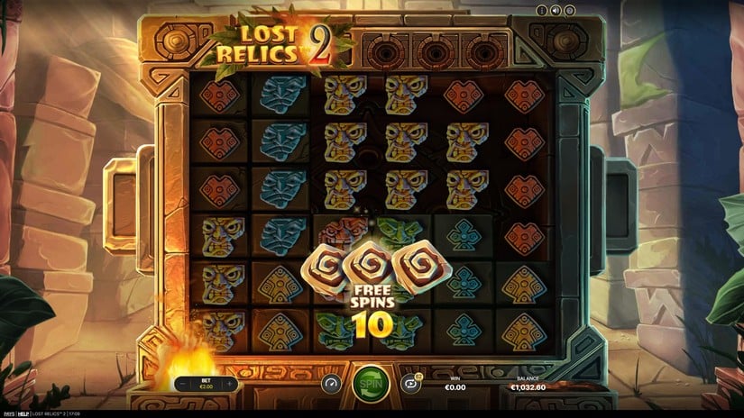 Lost Relics 2 slot screen 5