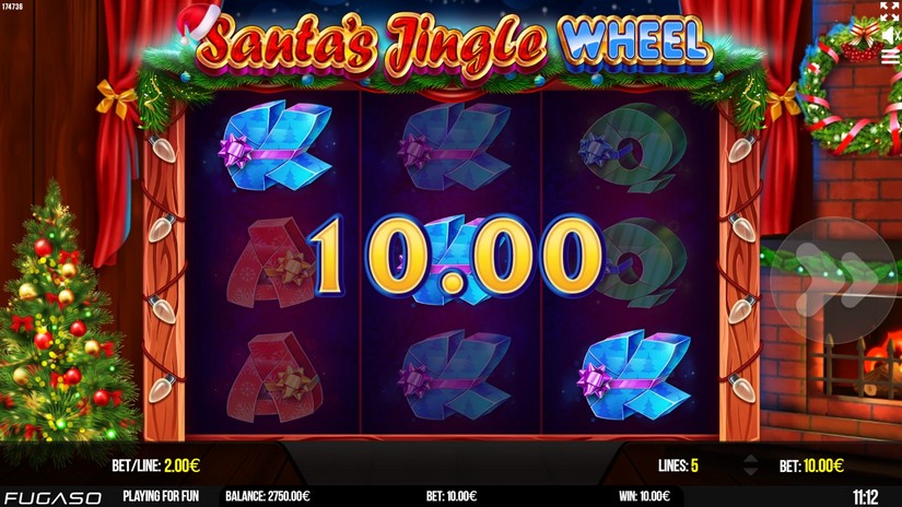 Santa’s Jingle Wheel slot screen 3