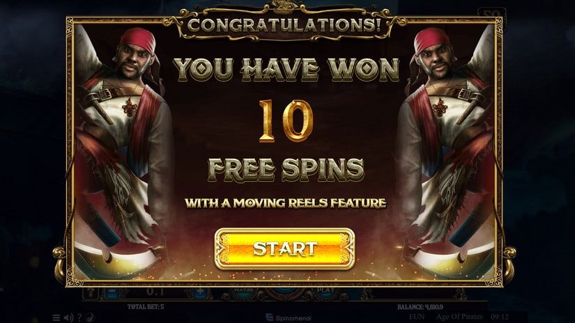 Age Of Pirates slot screen 4