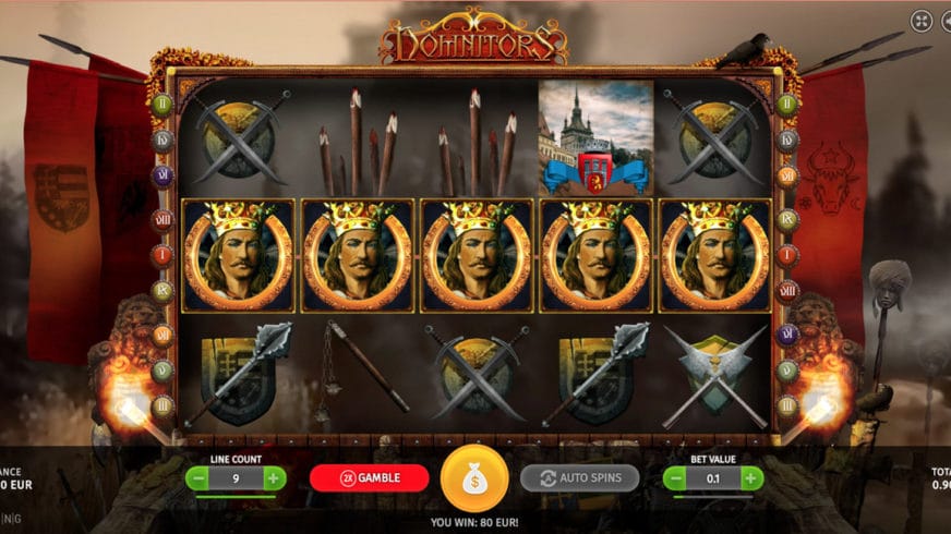 Domnitors slot screen 1