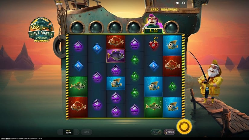 Sea Boat Adventure MegaWays slot screen 3