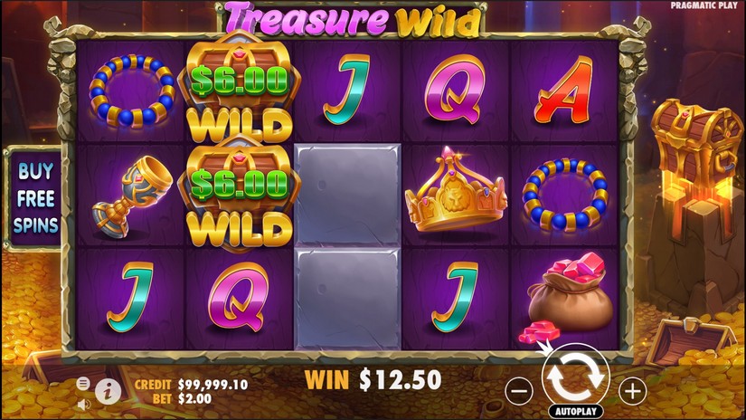 Treasure Wild slot screen 2