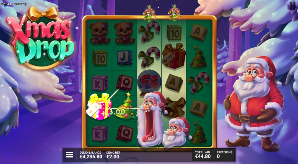 Xmas Drop free spins