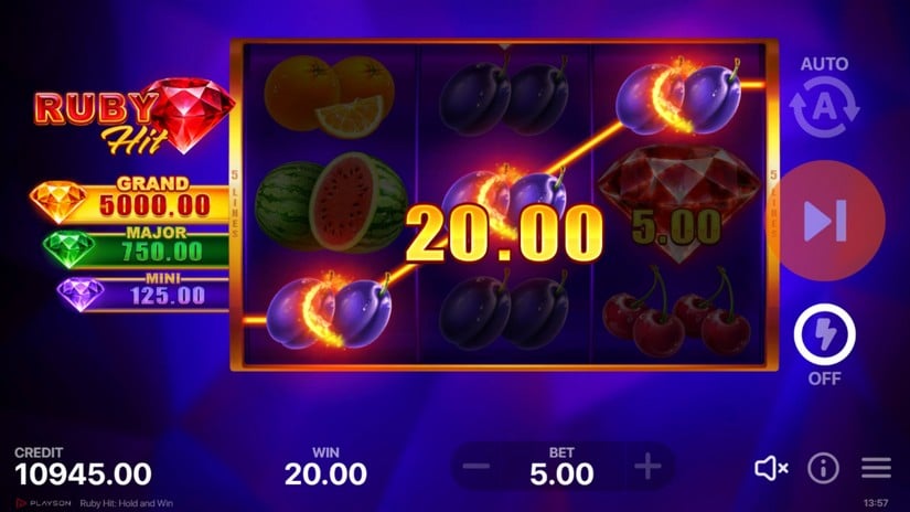 Ruby Hit: Hold and Win slot screen 2