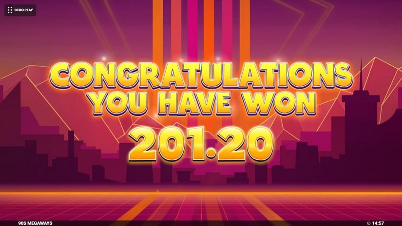 90’s Mania Megaways slot screen 7