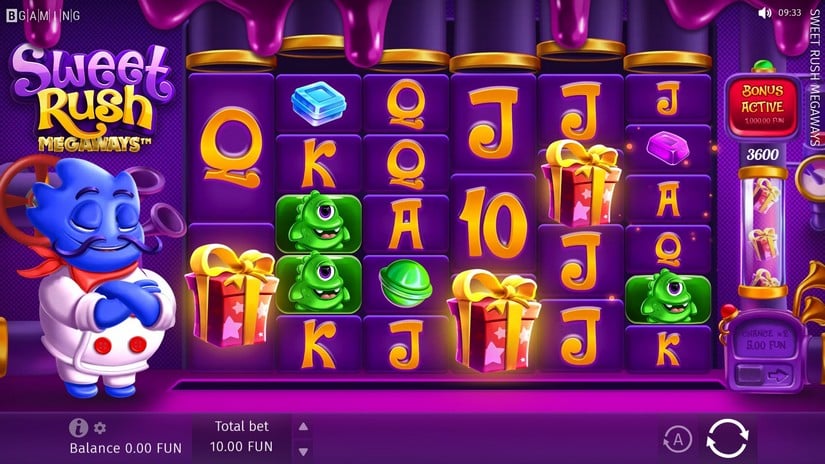 Sweet Rush MEGAWAYS slot screen 3
