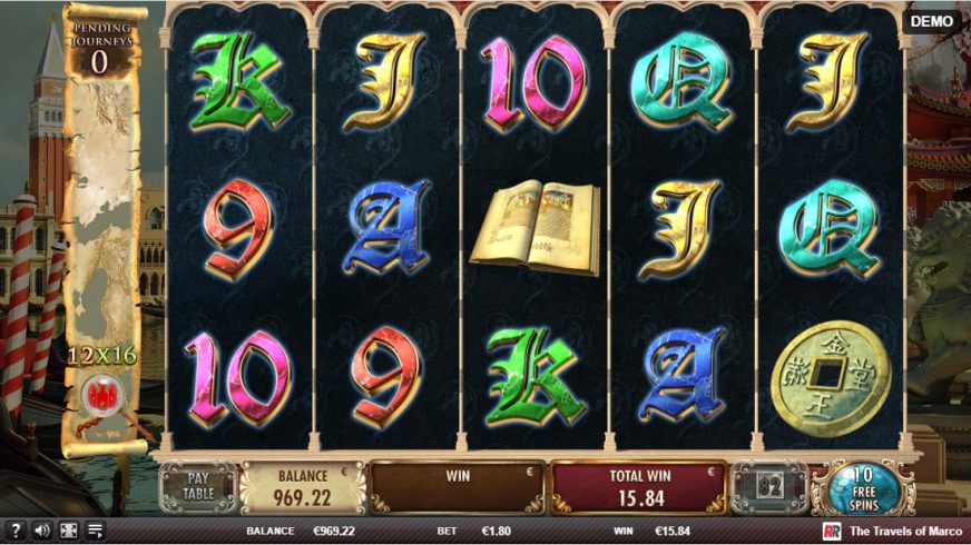 The Travels Of Marco slot screen 4