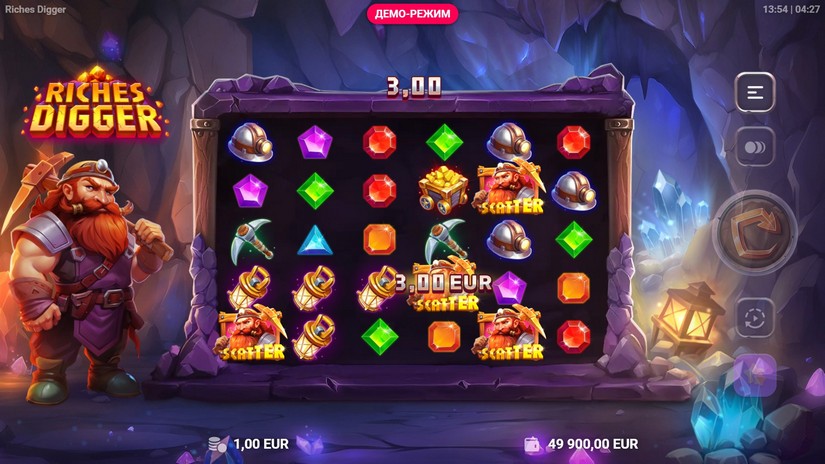 Riches Digger slot screen 2
