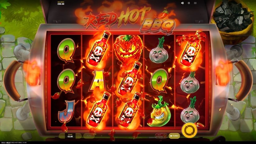Red Hot BBQ slot screen 2