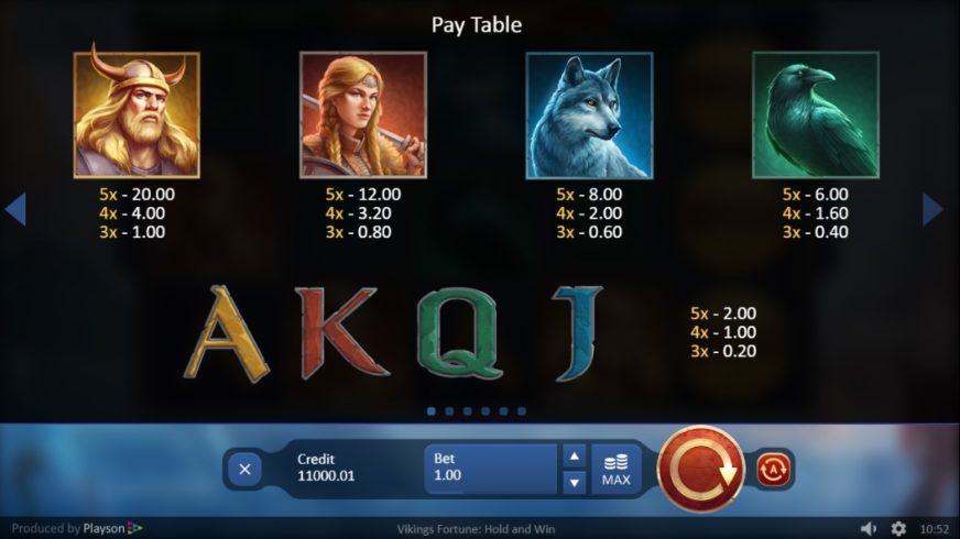 Vikings Fortune: Hold and Win slot screen 2