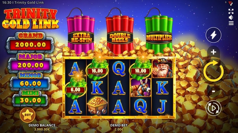 Trinity Gold Link: Running Wins slot screen 2