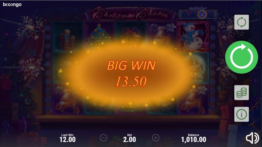 Christmas Charm slot screen 2