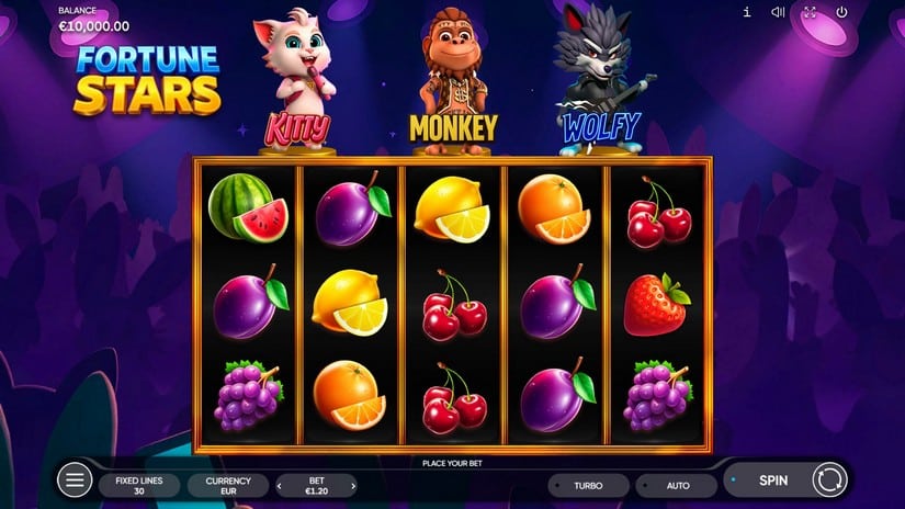 Fortune Stars slot screen 2