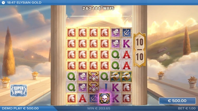 Elysian Gold slot screen 6