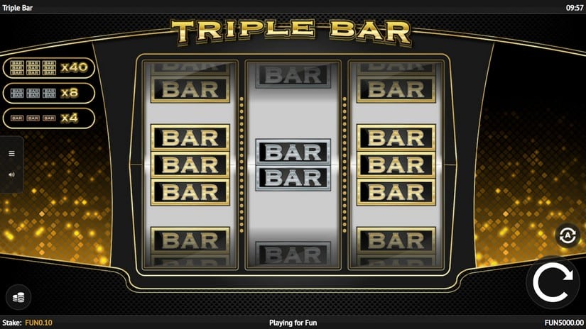 Triple Bar 98 slot screen 1