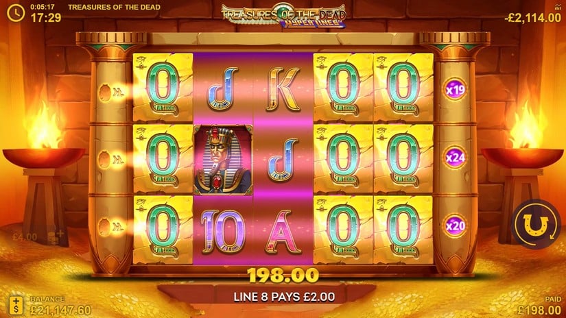 Treasures of the Dead Hyperlines slot screen 4