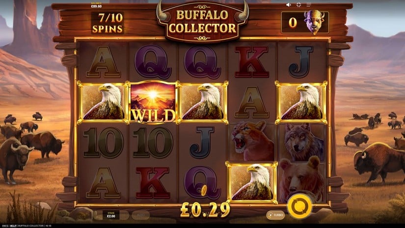 Buffalo Collector slot screen 2