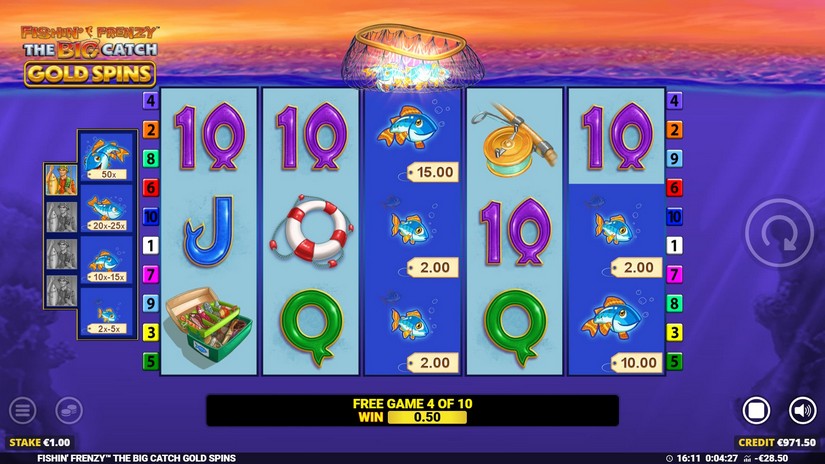 Fishin’ Frenzy The Big Catch Gold Spins slot screen 4