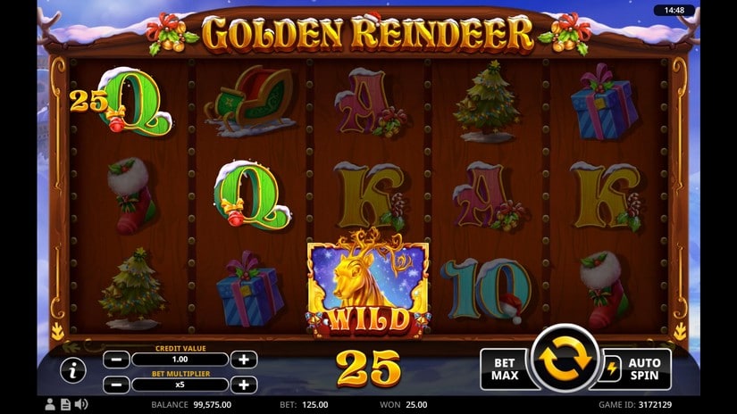 Golden Reindeer slot screen 3