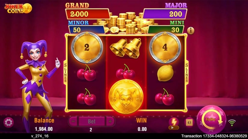 Joker Coins slot screen 3