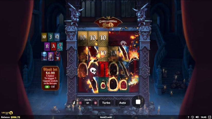 Transylvanian Gold slot screen 3