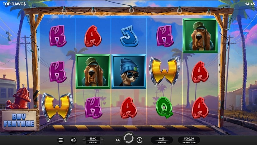 Top Dawg$ slot screen 1
